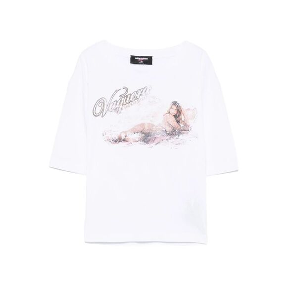 Dsquared2 White Tops - T-Shirts & Jerseys Women